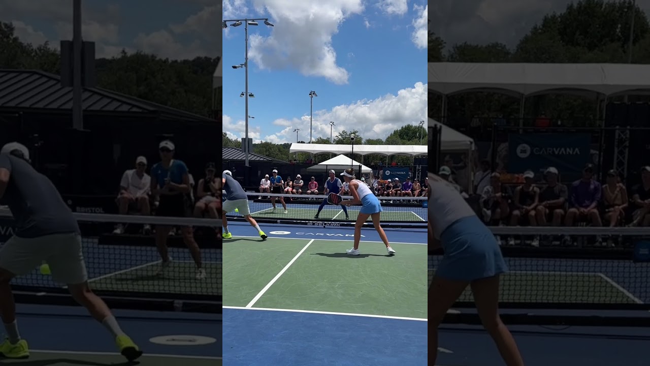 Andrei Daescu and Anna Bright make an incredible pickleball team 🙌