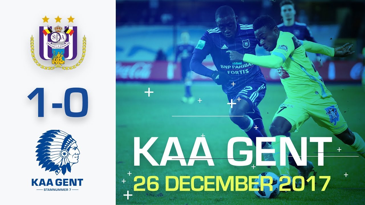 Samenvatting RSC Anderlecht - KAA Gent (1-0)