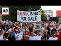 Thousands protest in Albania against tourism project linked to Jared Kushner