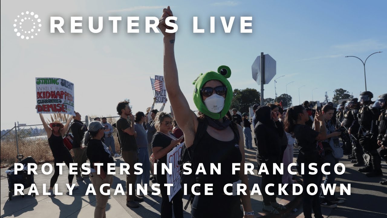 LIVE: Protesters in San Francisco rally against ICE crackdown | REUTERS