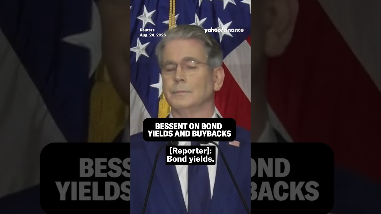 "We haven't bought a single bond yet," Bessent says.