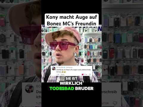 Einfach Bonez hat bei dem Video von Kony kommentiert 😂 #deutschrap #bonezmc #konygebony #mary