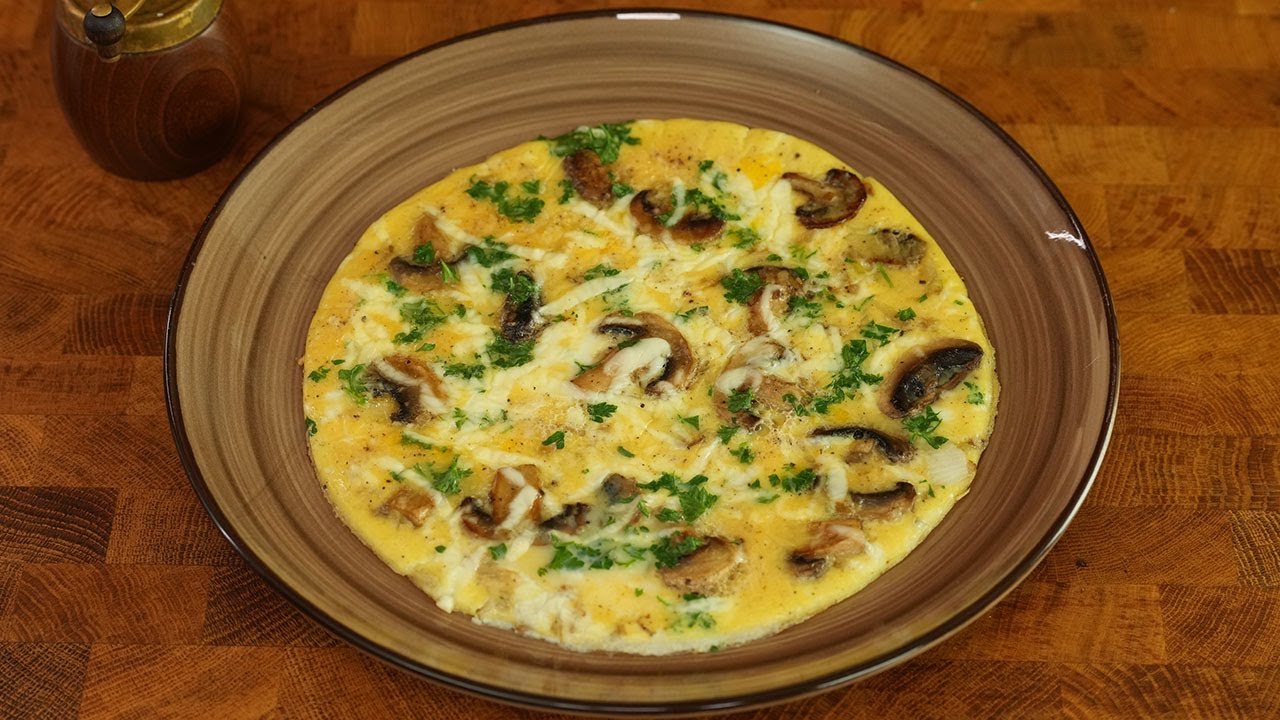 Mushroom Omelette | Champion’s Breakfast in 5 Minutes!