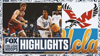 Eastern Washington Eagles  vs. No. 12 UCLA Bruins Highlights | FOX College Hoops