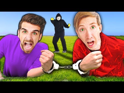 HANDCUFFED BY HACKER FOR 24 HOURS CHALLENGE (Chasing Project Zorgo for Clues)