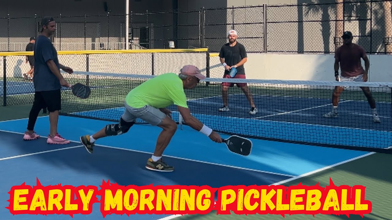 Early Morning Pickleball | Holiday Park Fort Lauderdale Florida