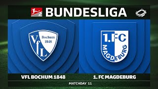 VfL Bochum 1848 vs. 1. FC Magdeburg | Matchday 11 — Bundesliga 2 2025/26