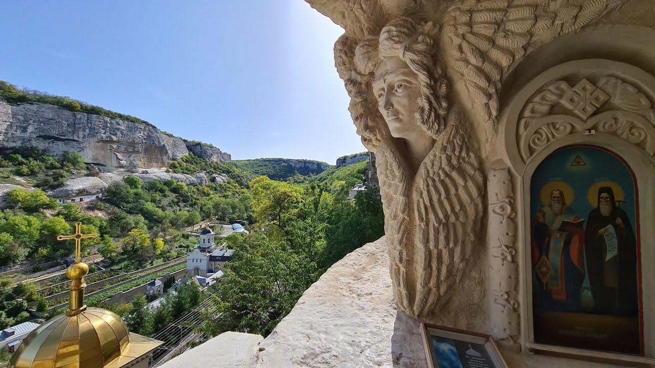 Бахчисарай. Свято-Успенский пещерный монастырь видео