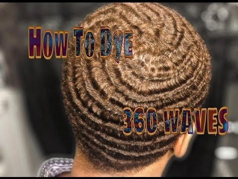 How To Dye Your 360 Waves - YouTube