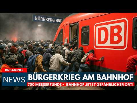AUSNAHMEZUSTAND🚨3000 Straftaten, 700 Messer – BAHNHOF wird No-Go-Zone!