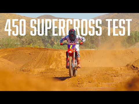 2025 Supercross 450 Test with Jo Shimoda