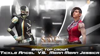 SAWC WWE2K24 EP135 Just Wrestle: TOP CROWN: Tickle Angel vs. Mean Mean Jessica (C) Book 5 Finale