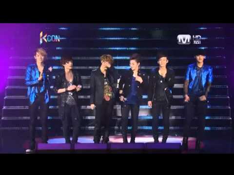 Tao, Chen, Xiumin, Luhan and Lay speaking English at K-CON