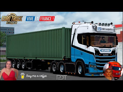 Scania 450S + Trailer BD Logistics v2.0 1.49