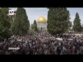 Palestinians pray at al-Aqsa Mosque in Jerusalem on third Friday of Ramadan  - 00:53 min - News - Video