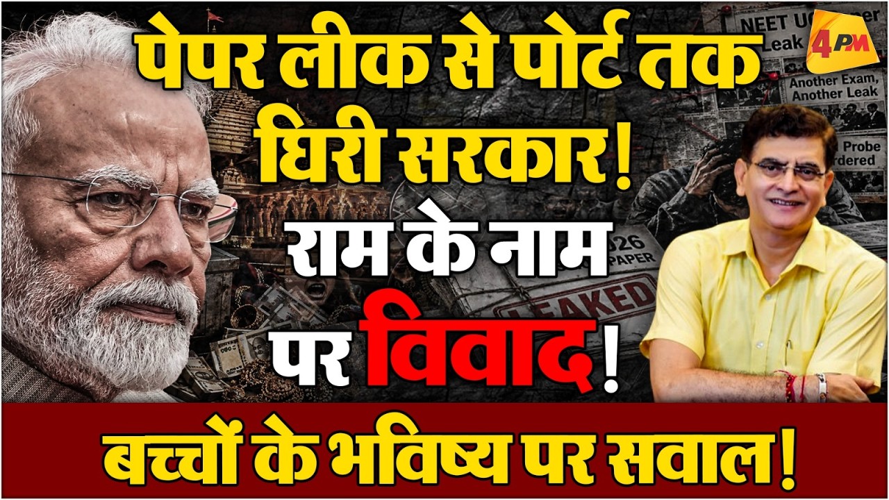 मोदी सरकार पर राहुल गांधी का हमला, पेपर लीक से लेकर विदेश नीति और राम मंदिर मामले पर उठे सवाल!