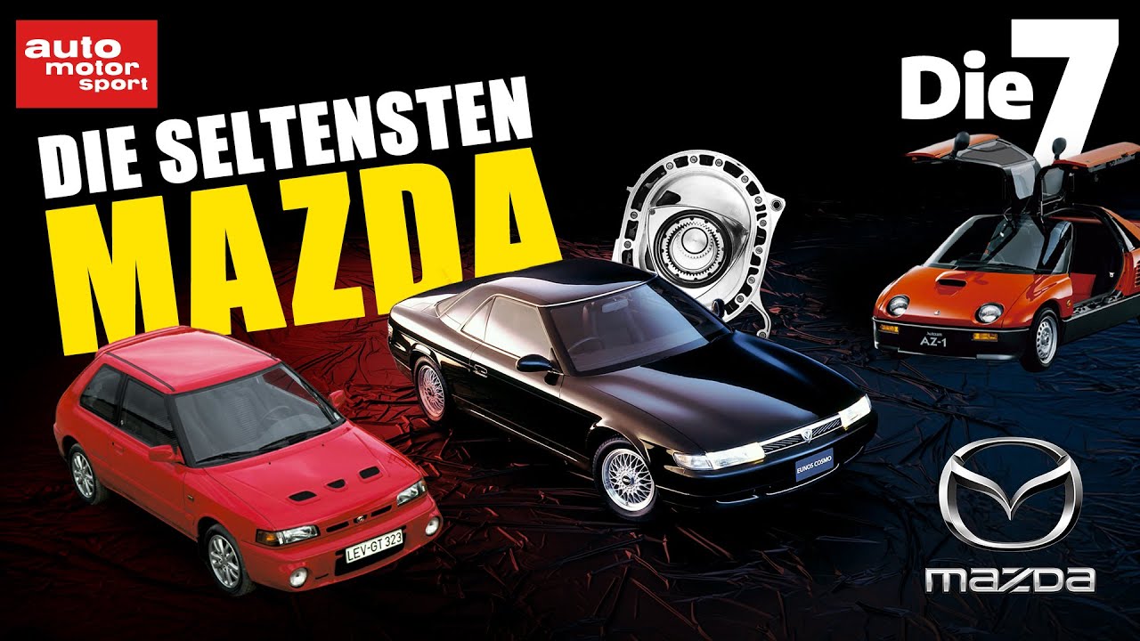 Von Kei-Car bis Luxus-Wankel: Diese sieben Mazda kennt nicht jeder!
