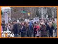“I’m Here For Democracy”: Thousands Rally In Denver Against Trump And Musk’s Power Overhaul | News9