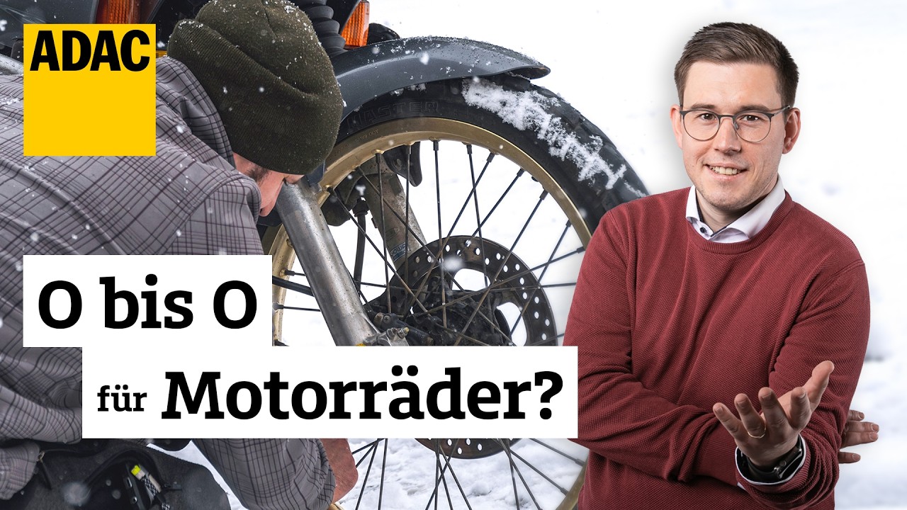 Winterreifen fürs Motorrad – Braucht ihr sie oder nicht? | ADAC | Recht? Logisch!