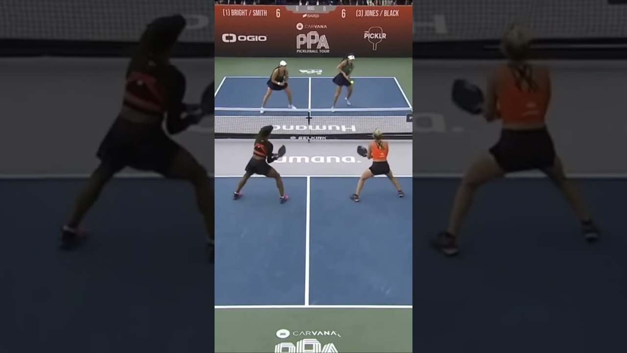 Bright/Smith vs Jones/Black at the Selkirk Red Rock Open (5) #shorts #pickleball