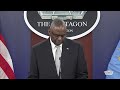 LIVE: US Secretary of Defense Lloyd Austin holds a Pentagon briefing  - 37:18 min - News - Video