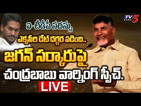 Chandrababu at the I-TDP Conference in the TDP Central Office- Live