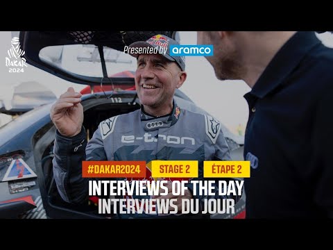 Interview of the day presented by Aramco - Stage 2 - #Dakar2024