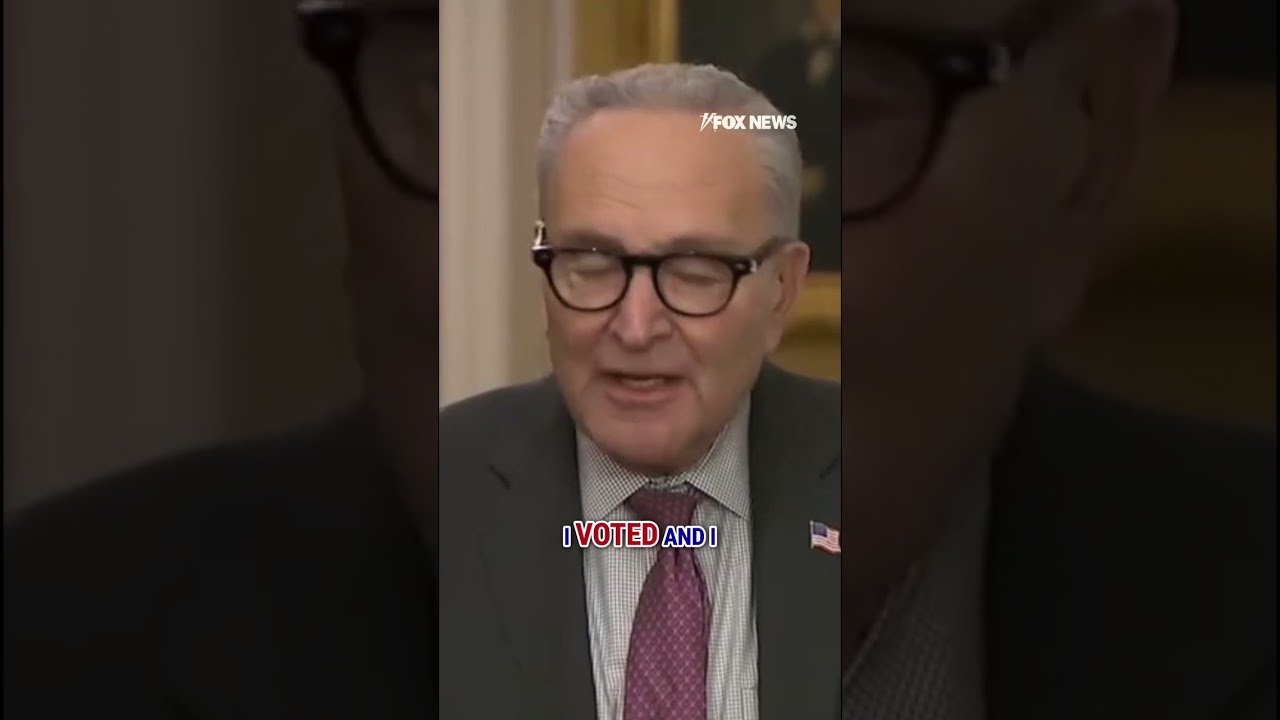 'Mamdani or Cuomo?': Schumer addresses who he voted for #chuckschumer #shorts #nyc #newyork