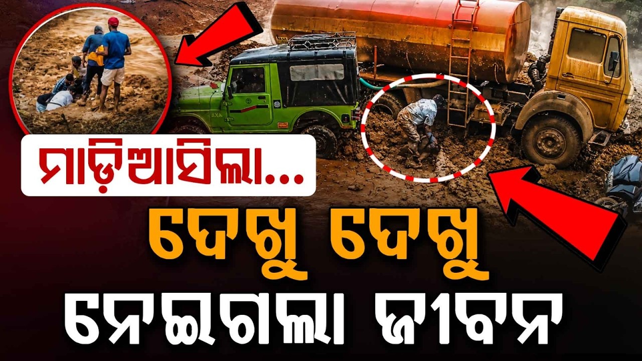 ଦେଖୁ ଦେଖୁ ନେଇଗଲା... | Kerala Landslide | Horrific Scenes Caught On Camera In Wayanad | Argus News