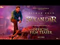 SIKANDAR Official Film Teaser - Salman Khan, Rashmika  Sajid Nadiadwala  A.R. Murugadoss  EID2025