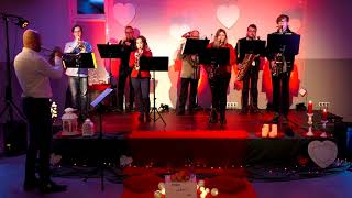 Koncert Walentynkowy w Świetlicy Kultury w Malechowie.