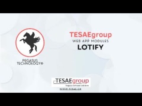 Pegasus Web App - Lotify 