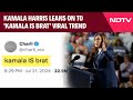 US Elections 2024 | Kamala Harris Leans On To Kamala Is Brat Viral Trend In US Election Campaign