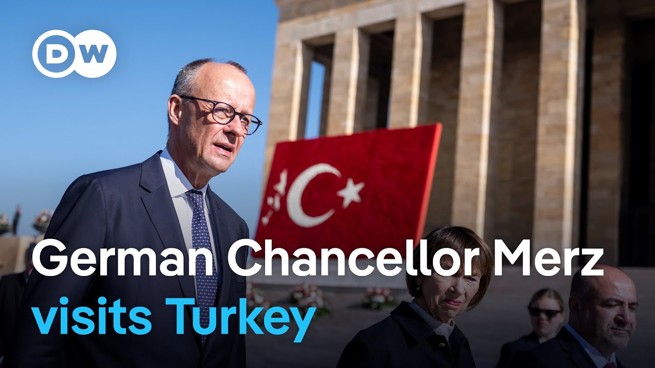 German Chancellor Merz makes inaugural visit to Turkey | DW News