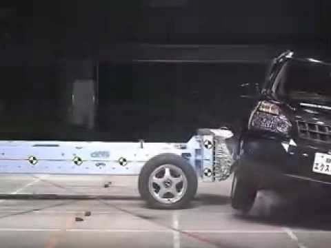 ვიდეო ავარიის ტესტი Nissan X-Trail 2007 წლიდან