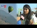 Min. Akhila Priya takes part in Hot Air Baloon festival at Araku