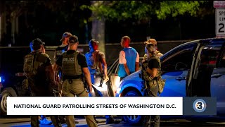 National Guard patrolling streets of Washington D.C.