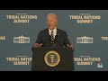 Biden signs executive order reforming federal funding for tribal nations  - 01:29 min - News - Video