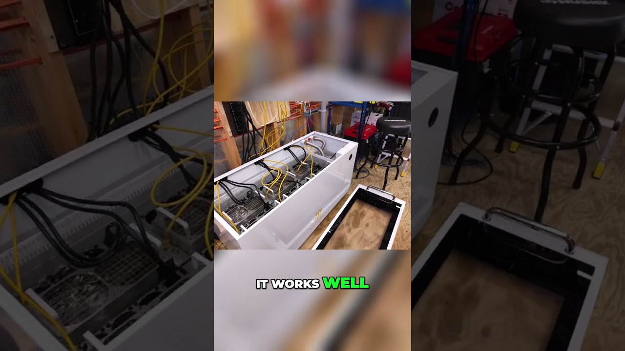 Crypto Mining Underwater: Mind-Blowing Setup! shorts