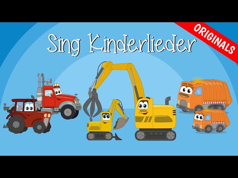 Fahrzeuglieder-Mix: Traktor, Bagger, LKW, Müllauto | Emmalu | Sing Kinderlieder