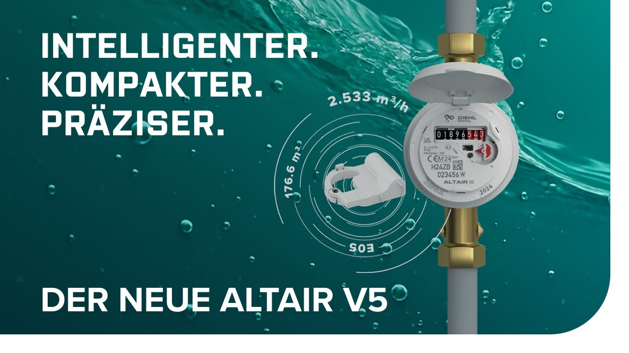 NEW ALTAIR V5 – Der umweltfreundliche, intelligente Wasserzähler für die Zukunft