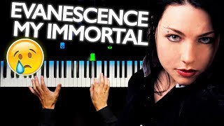 Evanescence - My Immortal (Piano Tutorial + Sheets)
