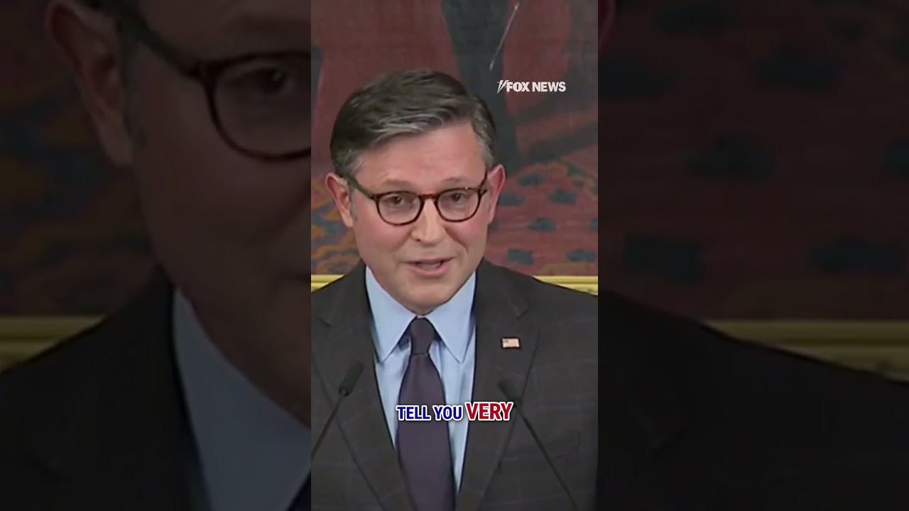 Speaker Johnson: The far-left has TURNED on Schumer #foxnews #shorts #us #politics #news