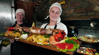 ROŠTILJSKA SABLJA I MEKANA JARETINA ISPOD SAČA! Restoran Avlija Milenković