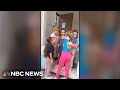 Watch: Israeli girl hugged by classmates after Hamas kidnap ordeal