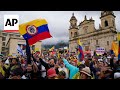Tens of thousands of Colombians protest against the leftist presidents reform agenda
