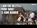 Ayodhya Ram Mandir News | Devotees Cycle 1,400 km From Surat To Ayodhya For Ram Temple Consecration