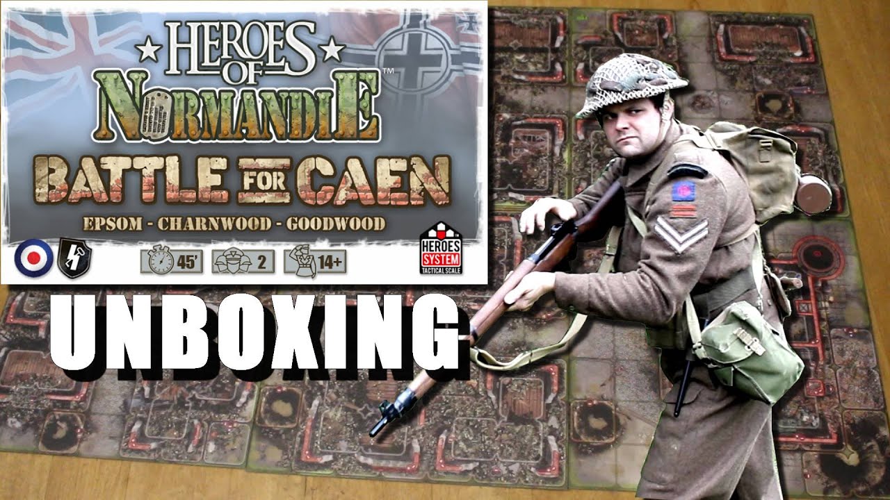 📦 Unboxing KICKSTARTER Heroes of Normandie - Battle for Caen