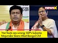 BJP State President Sukanta Majumdar Slams CM | Says Her facts are wrong | NewsX