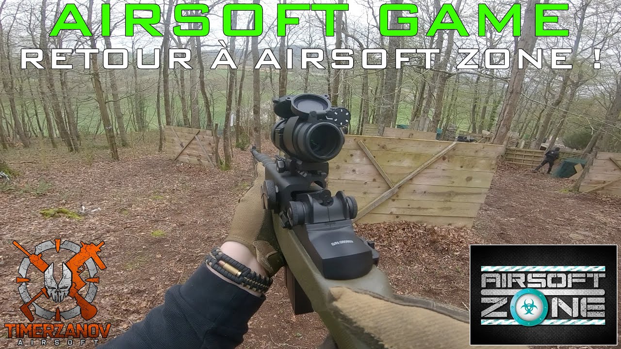 Airsoft Game #19 RETOUR À AIRSOFT ZONE ! HK416D, M14 & HK45 (Airsoft Zone Clécy) [FR]